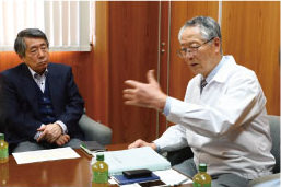 しょうどしま長命草プロジェクトの様子